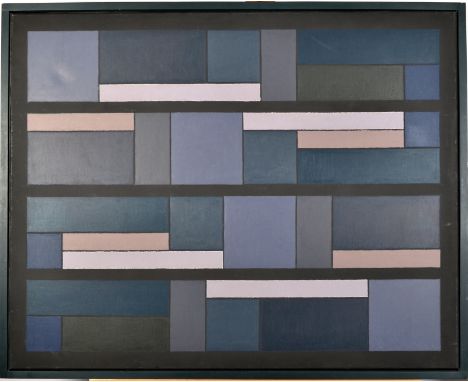 JOHN HOPWOODNight Sea, PorthmeorOil on canvasSigned and titled on the back101 x 127cm   Condition report:  John Hopwood 1942-