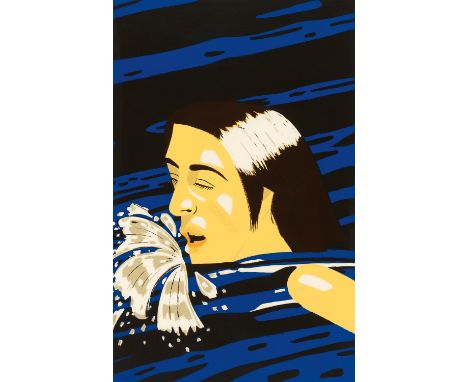   KATZ, ALEX  KATZ, ALEX   1927 New York      Titel: Olympic swimmer.    Datierung: 1976.    Technik: Farbserigrafie auf Arch