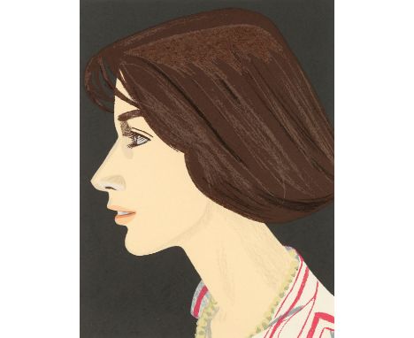   KATZ, ALEX  KATZ, ALEX   1927 New York      Titel: Susan.    Datierung: 1976.    Technik: Farbserigrafie auf Arches.    Dar