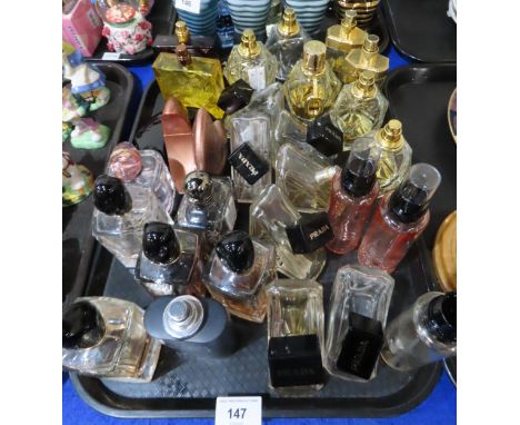 A collection of mainly ladies perfume, mostly testers including Giorgio Armani, Prada, Estee Lauder, Versace etc Condition Re