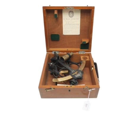 A Hezzanith sextant, no. 631124, dated 6th January 1964, in case Condition Report:Available upon request