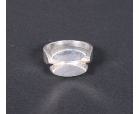 A Georg Jensen silver ring, No. 98