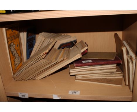 A collection of Ordnance Survey and Bartholomew maps, mostly 1920-30