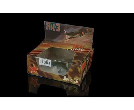 A Russian Die-Cast Model Jak-3, air fighter model. Scale 1:72, made in USSR.
