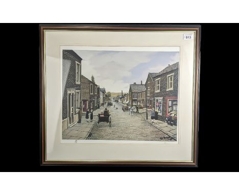 Tom Dodson Ltd Edition and Signed by the Artist Lithograph Print - Titled ' Carriage For Two ' Year Issued 1992. This Lithogr