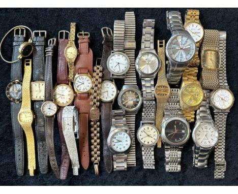 Collection of Ladies &amp; Gentleman's Wristwatches, leather and bracelet straps, makes include Sekonda, Timex, Head, Diesel,