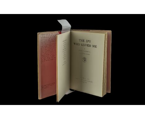 Ian Fleming - First Edition/First Print 'The Spy Who Loved Me' 1962 pages clean, original dust cover, overall good condition.