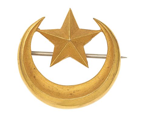 Indian Army. 18th Infantry Officer’s gilt pagri badge circa 1903-22.A fine British made die-cast five pointed star within a c