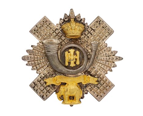 Scottish. Highland Light Infantry Victorian Militia Officer’s HLI shoulder belt plate circa 1881-1901.A very fine example. Si