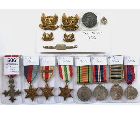 WW2 Ayrshire Yeomanry MBE Territorial Efficiency Four clasp Long Service Group of Eight Medals.Awarded to Warrant Officer Geo