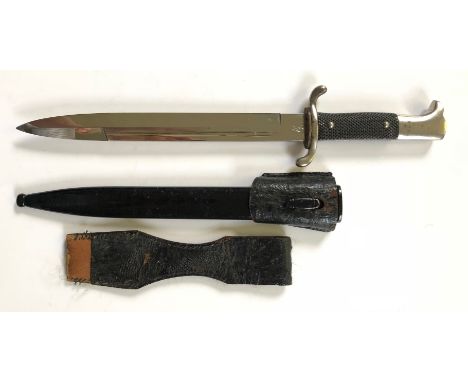 German Third Reich Fire Brigade parade bayonet / sidearm by Carl Eickhorn, SolingenA good example with plated single edged 25