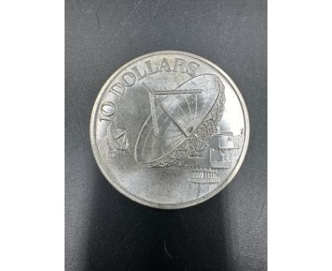 A 1979 Singapore silver dollar