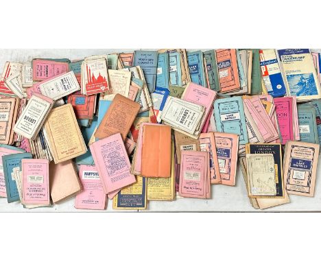 A large volume of vintage UK and European maps, various cartographers 