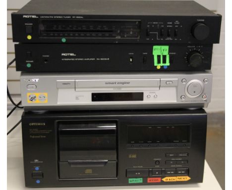 AUDIO EQUIPMENT - 4 pieces of audio equipment to include pair of Mission Electronics speakers model 700S (serial number 21187