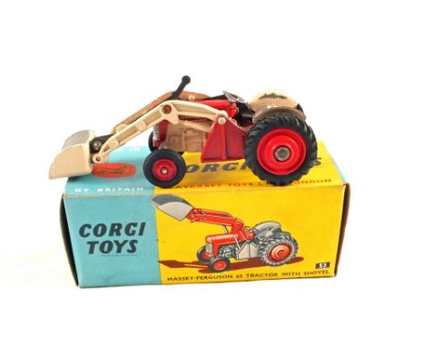 A boxed Corgi, 53 Massey Ferguson tractor