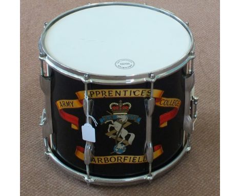 A military drum for the 'Army Apprentices College' Arborfield