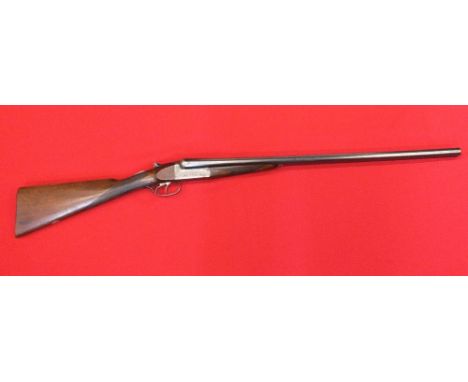 A 12 bore side-by-side B/L/E/ shotgun by Army and Navy with 28" barrels, S/No. 68311, this item can only be purchased by some