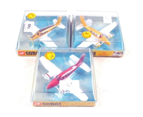 A boxed Corgi 1202 Piper two Liveries Navajo and a 1301 Cherokee Arrow
