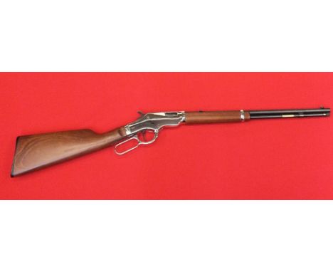 A 'Silverboy' .22 R/F lever-action rifle by Uberti, S/No. E03641, this item can only be purchased by someone with a current v