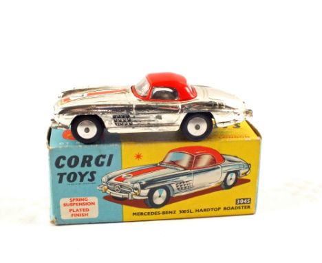 A boxed Corgi, 3045 Mercedes Benz with chrome body