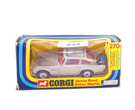 A boxed Corgi 270 James Bond Aston Martin, 1977/8 version