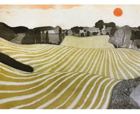 JOHN BRUNSDEN (1933-2014) - 'Bale Oaks', limited edition print, signed in pencil, numbered 65/350, approx 60cm x 45cm