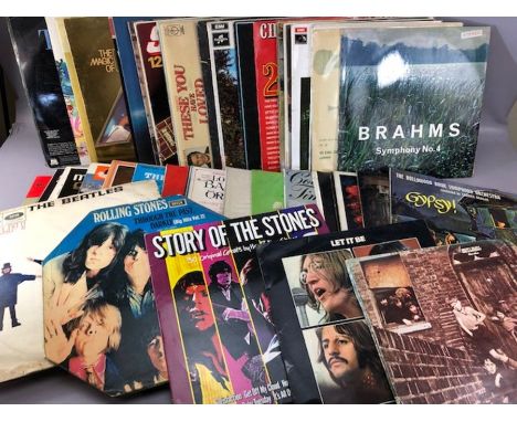 Vinyl: Collection of records Albums to include Rolling Stones, The Beatles, The Who, John Lennon etc