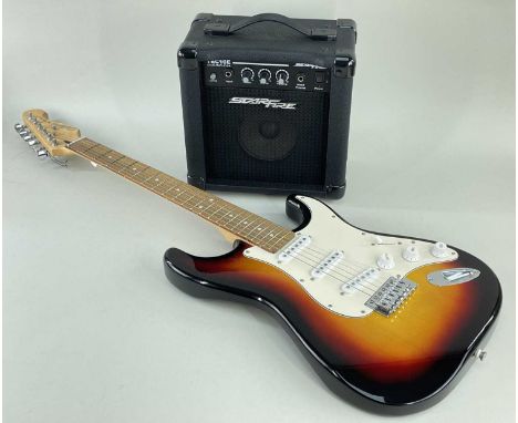 CRAFTER 'CRUISER' ELECTRIC GUITAR, ser. no. 134125, and a Starfire TEC1E amplifier (2)