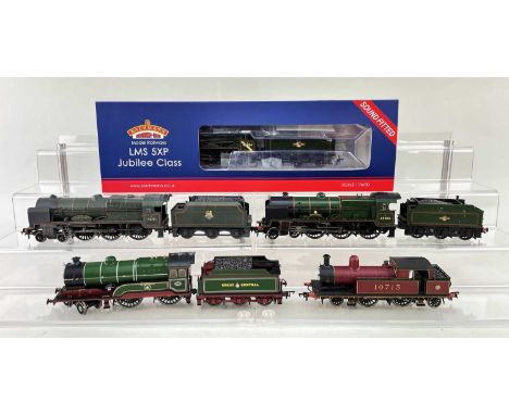 ASSORTED BACHMANN BRANCH-LINE '00' GAUGE LOCOMOTIVES, including boxed LMS 4-6-0 45654 Hood loco &amp; tender, 4-6-0 46151 The