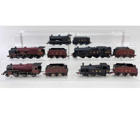 ASSORTED BACHMANN BRANCH-LINE '00' GAUGE LMS LOCOMOTIVES, including 4-6-0 5541 Duke of Sutherland loco &amp; tender, 2-6-0 13