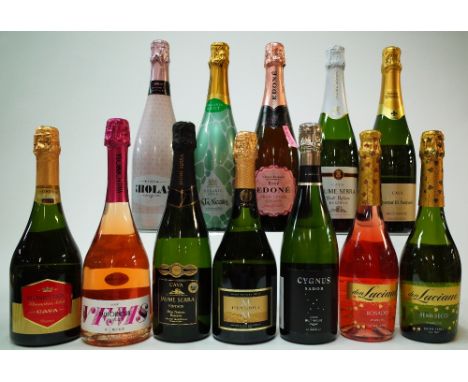 12 BOTTLES CAVAMonistrol Brut Nature 2019; Vallformosa Col-leccio Rose Brut; Jaume Serra Vintage Brut Nature Reserva 2018, Ro