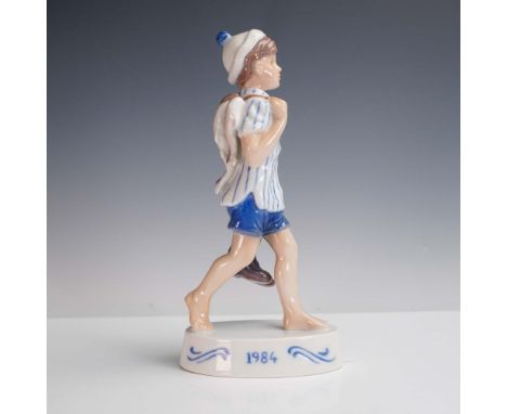 This limited edition Bing &amp; Grondahl porcelain figurine titled Peter was the Figurine of the Year for 1984. It portrays a