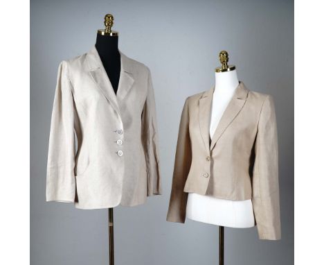 This set of two vintage blazers from Valentino Boutique and Valentino is a masterclass in understated luxury. Crafted in line