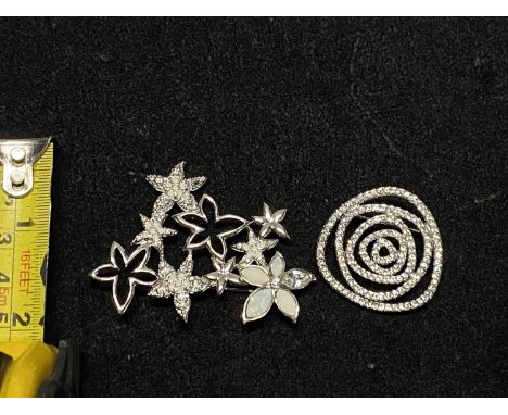 Two vintage Swarovski costume brooches
