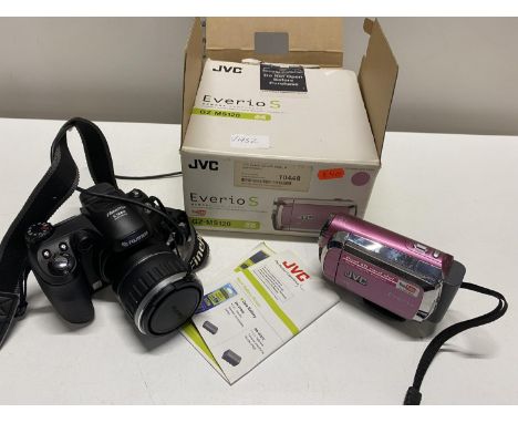 A boxed JVC digital Camcorder and a Fuji Fine Pix digital camera (untested)