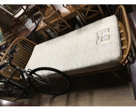 1 PAIR OF VINTAGE ERCOL SINGLE BEDS