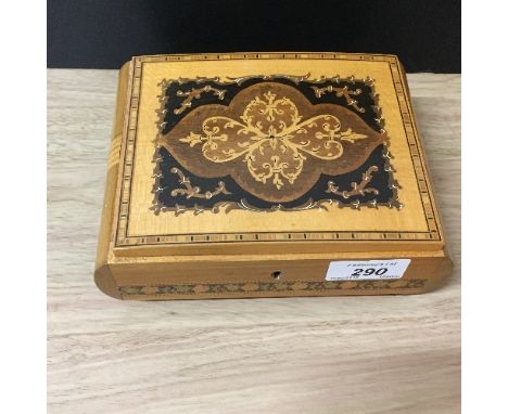 VINTAGE INLAID JEWELLERY BOX