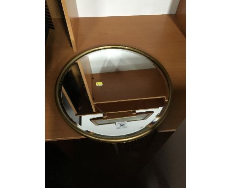 VINTAGE ROUND BEVELLED MIRROR