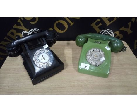 2 VINTAGE TELEPHONES