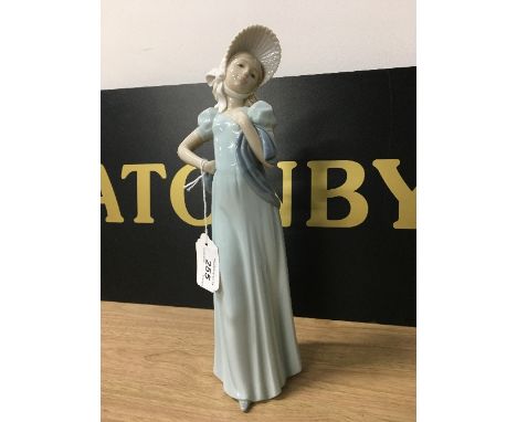 LARGE NAO FIGURE ' GIRL IN BONNET '