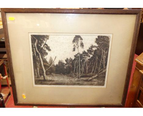 Alfred Blundell (1883-1968) - The Glory of Delft, etching, signed and titled in pencil to the margin, 55 x 31cm; together wit