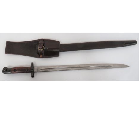 WW1 British Wilkinson P1907 SMLE Bayonet 17 inch, single edged blade with fuller. &nbsp;The forte with maker Wilkinson. &nbsp