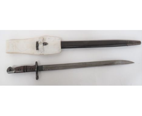 WW1 American Made British Issue P13 Bayonet 17 inch, single edged blade with fuller. &nbsp;The forte with maker Remington and