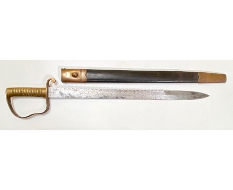 2nd Bn Northumberland Fusiliers 1856 Pattern Pioneers Short Sword.  A good example of the pattern, by Wilkinson of London. Th