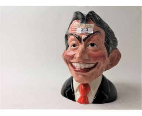Bairstow Manor Pottery and Carltonware Political Series Toby Blair character jug, limited edition of 500