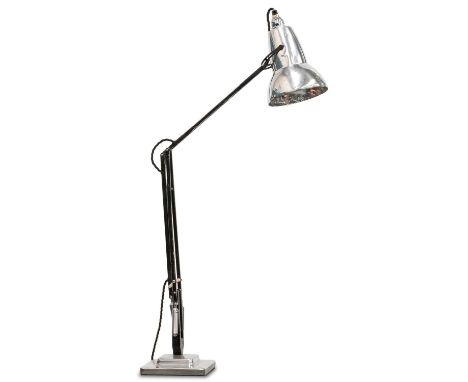 A MID-20TH CENTURY ANGLEPOISE LAMP, BY HERBERT TERRY & SONS LTD with square base. 89cm high when fully extendedPAT tested.Rew
