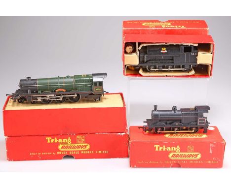 THREE TRI-ANG OO GAUGE BOXED LOCOMOTIVES comprising R.251, R.253 and R.53. (3)