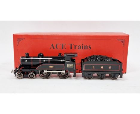 Boxed Ace Trains 0 gauge 4-4-0 Black LMS 2006 'Celebration class' locomotive and tender