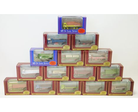 One box of Exclusive First Editions die-cast 1:76 scale-model vehicles, boxed, including: Commercials, Leyland Holt Lane Tran
