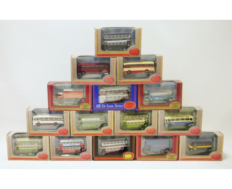 One box of exclusive first editions diecast scale models of vehicles, all boxed, including: De Luxe Series, Routemaster, Sout